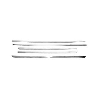 Deurstrip set (6 stuks, RVS) foto 2