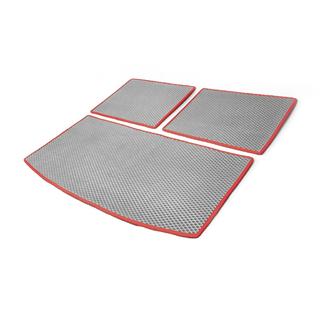 Kofferbakmat, 3-delig (EVA, grijs) (7-zits) Audi Q7 2005–2015 foto 4