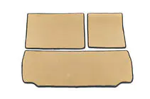 Toyota Sequoia 2007–2022 Kofferbakmatten (EVA, beige) foto 1