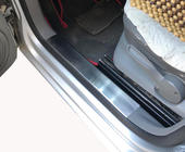 Volkswagen Caddy 2004–2010 Interieur dorpellijsten (zonder opschrift, RVS) 3 stuks foto 2