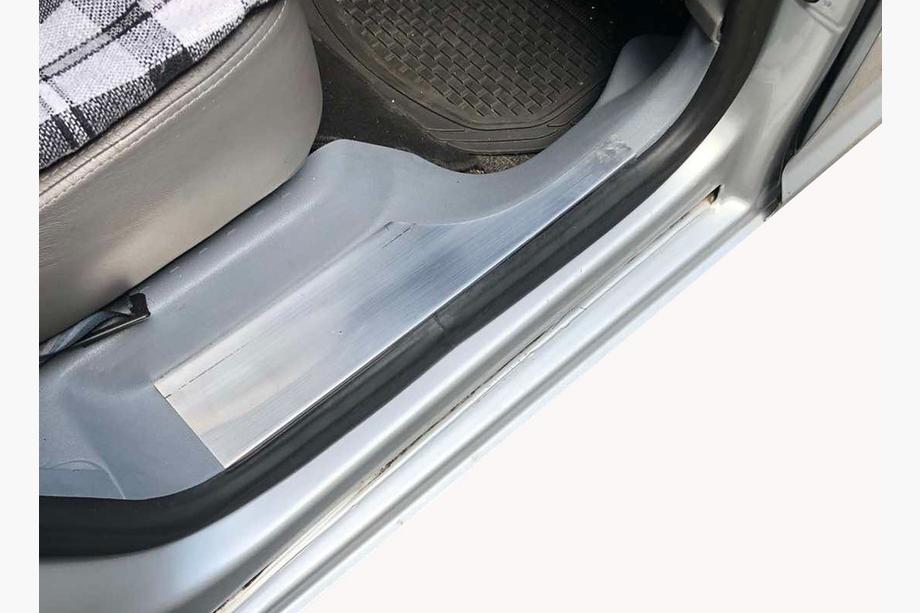 Volkswagen Caddy 2004–2010 Interieur dorpellijsten (zonder opschrift, RVS) 3 stuks Image