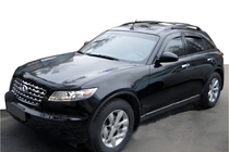 Infiniti FX 2008–2012 Raamdeflectoren (4 stuks, HIC) foto 1