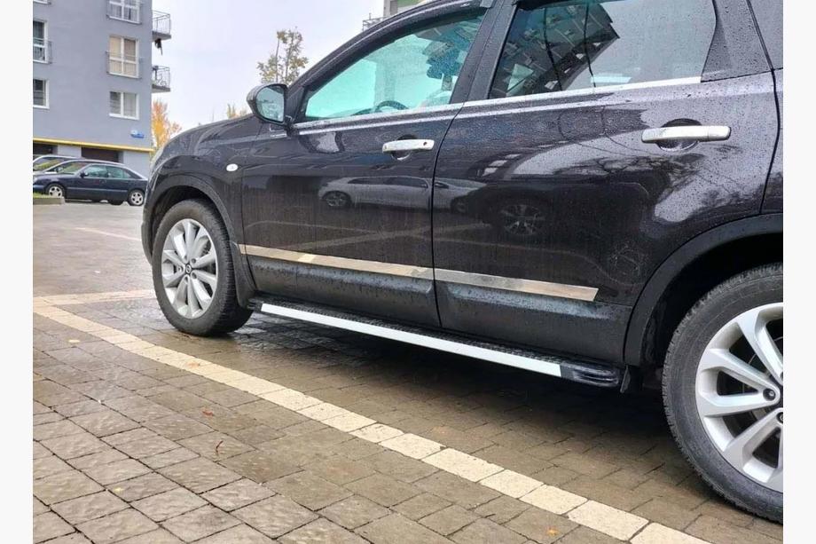 Nissan Qashqai 2010–2014 Carmos deurlijsten (4 stuks, RVS) Carmos, Standaard basis Foto 4