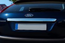 Ford Focus II 2005–2008 RVS sierlijst voor achterklep (HB) Carmos - Turks staal foto 1