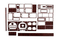 Iveco Eurotech 1992–2002 Dashboard sierlijsten (houtlook) foto 1