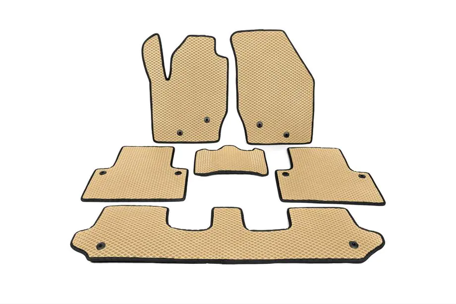 Volvo XC90 2002–2014 Polyurethaan automatten (EVA, beige) Image