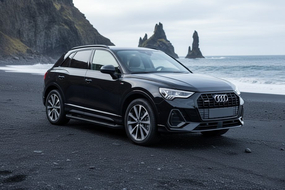 Audi Q3 2019–2025 Allmond Black side steps (2 st., aluminium) Image