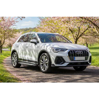 Side steps Allmond Grey (set van 2, aluminium) Audi Q3 2019–2025 foto 1