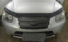 Hyundai Santa Fe 2 2006–2012 Winterrooster 2005-2010 (bovenste) Mat foto 1
