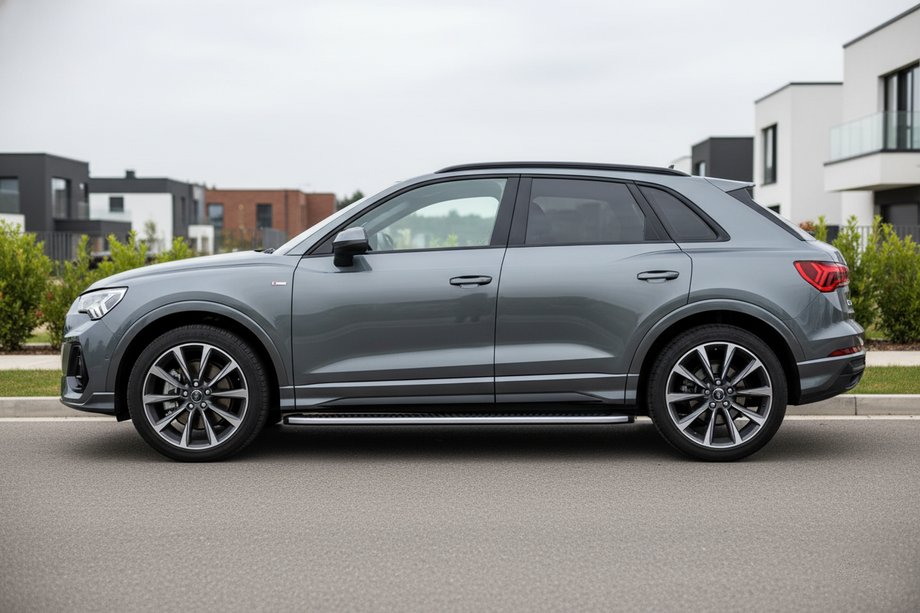 Audi Q3 2019–2025 Side steps Tayga Grey (2 stuks, aluminium) Image