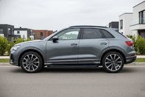 Audi Q3 2019–2025 Tayga Black zijtreden (set van 2, aluminium) foto 1
