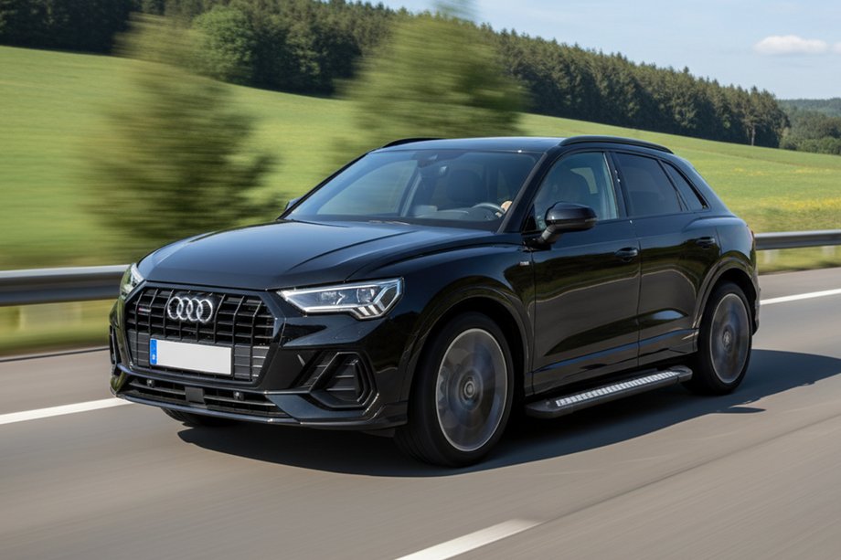 Audi Q3 2019–2025 Zijtreden Vision New Black (2 stuks, aluminium) Image