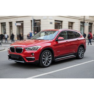 Side steps Maya Red (2 stuks, aluminium) BMW X1 F48 2015–2022 foto 1