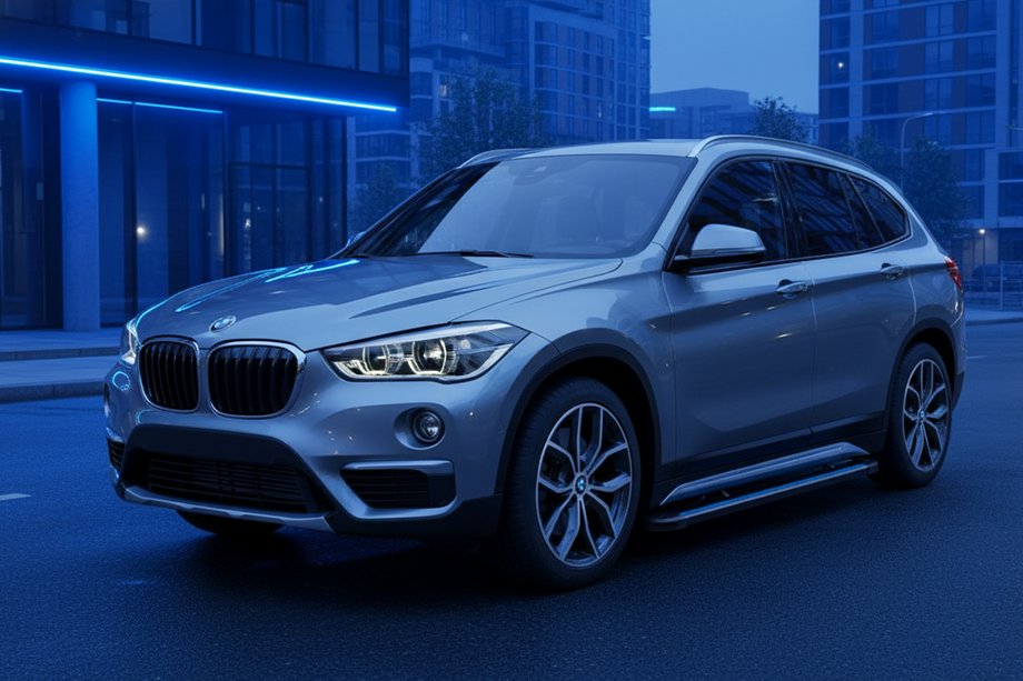 BMW X1 F48 2015–2022 Maya Blue zijtreden (2 stuks, aluminium) Image