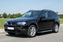 BMW X3 E83 2003–2010 Bosphore Grey zijtreden (set van 2, aluminium) foto 1