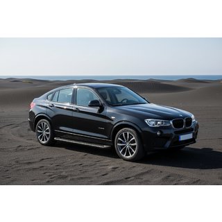 Allmond Black side steps (2 st., aluminium) BMW X4 F26 2014–2018 foto 1