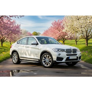 Side steps Allmond Grey (set van 2, aluminium) BMW X4 F26 2014–2018 foto 1