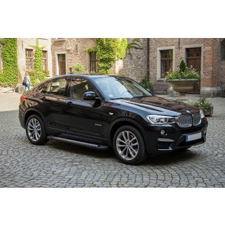 Zijtreden Vision New Black (2 stuks, aluminium) BMW X4 F26 2014–2018 foto 1