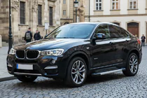 BMW X4 F26 2014–2018 Zijdrempels Vision New Grey (set van 2, aluminium) foto 1
