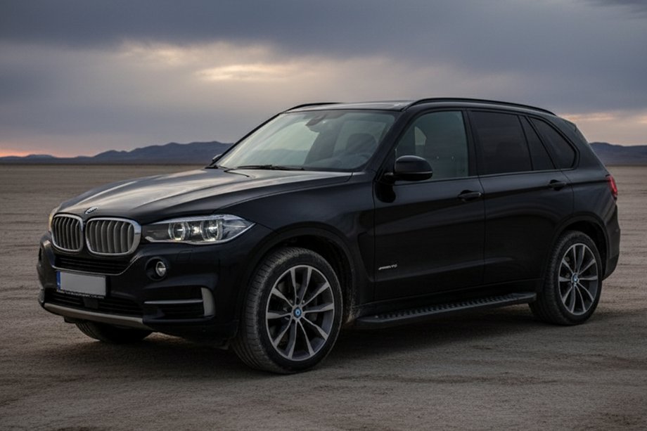 BMW X5 F15 2013–2018 Allmond Black side steps (2 st., aluminium) Image