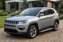 Jeep Compass 2016– Side steps Line (2 stuks, aluminium) foto 1