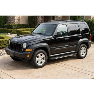 Side steps Boshpore Grey (2 st., aluminium) Jeep Cherokee/Liberty 2002–2007 foto 1