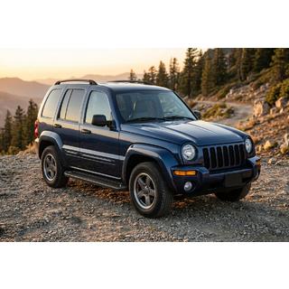 Allmond Black side steps (2 st., aluminium) Jeep Cherokee/Liberty 2002–2007 foto 1