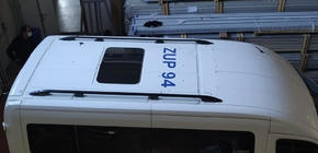 Ford Transit 2014– Dakrails Skyport (2 stuks, grijs) foto 4