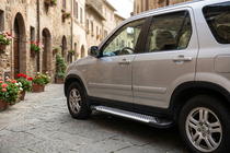 Honda CRV 2001–2006 Side steps Line (2 stuks, aluminium) foto 1