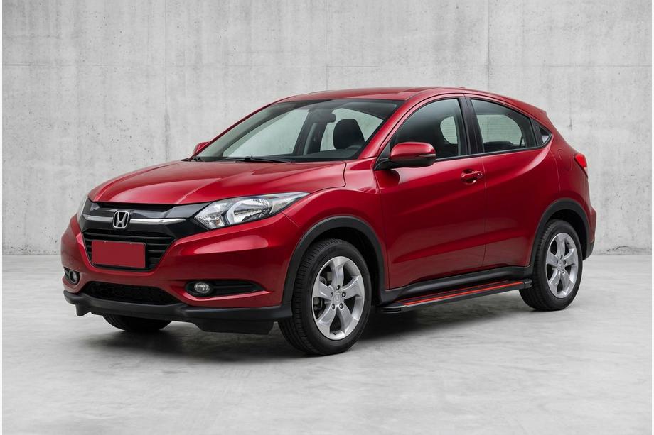 Honda HR-V 2014–2021 Side steps Maya Red (2 stuks, aluminium) Image