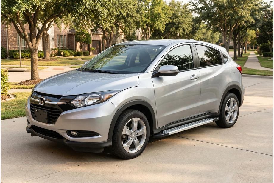 Honda HR-V 2014–2021 Zijdrempels Vision New Grey (set van 2, aluminium) Image