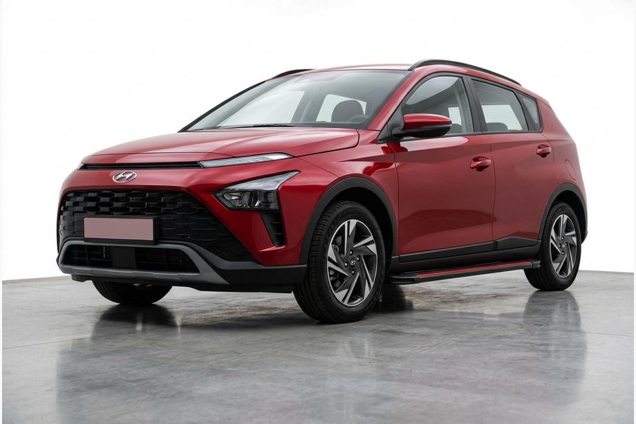 Hyundai Bayon 2021– Side steps Maya Red (2 stuks, aluminium) Image