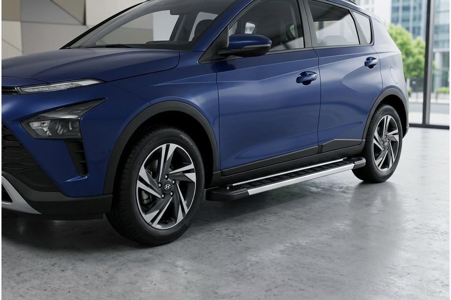 Hyundai Bayon 2021– RedLine side steps (2 st., aluminium) Image