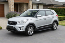 Hyundai Creta 2014–2020 Bosphore Black zijtreden (2 stuks, aluminium) foto 1