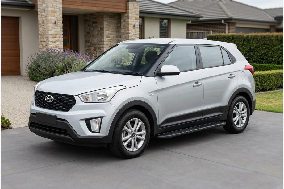 Hyundai Creta 2014–2020 Bosphore Black zijtreden (2 stuks, aluminium) Image