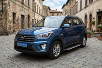 Hyundai Creta 2014–2020 Duru side steps (2 stuks, aluminium) foto 1