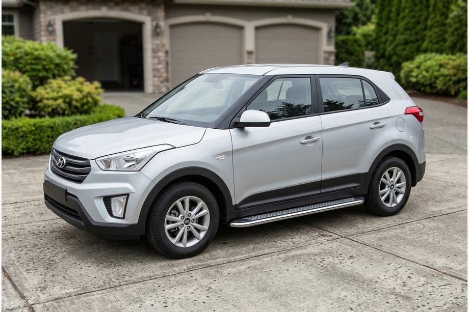 Hyundai Creta 2014–2020 Side steps Maydos V2 (2 stuks, aluminium) Image