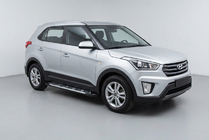 Hyundai Creta 2014–2020 Sunrise side steps (set van 2, aluminium) foto 1