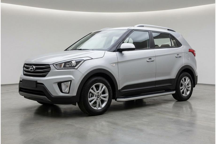 Hyundai Creta 2014–2020 Side steps Tayga Grey (2 stuks, aluminium) Image