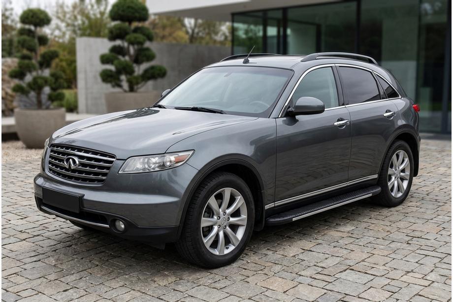 Infiniti FX 2003–2008 Bosphore Grey zijtreden (set van 2, aluminium) Image