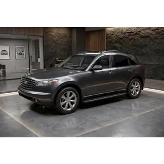 Bosphore Black zijtreden (2 stuks, aluminium) Infiniti FX 2003–2008 foto 1