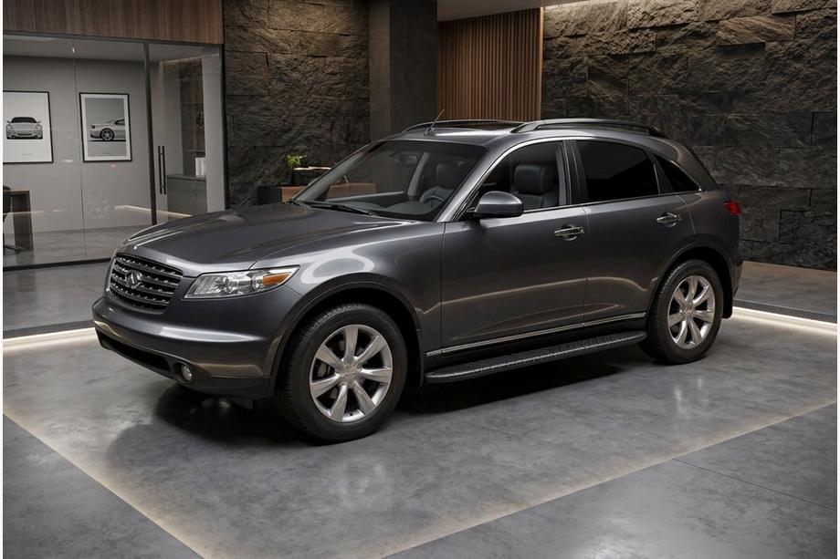 Infiniti FX 2003–2008 Bosphore Black zijtreden (2 stuks, aluminium) Image