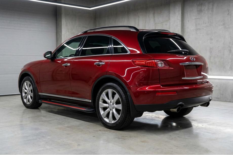 Infiniti FX 2003–2008 Side steps Maya Red (2 stuks, aluminium) Image