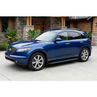 Maya Blue zijtreden (2 stuks, aluminium) Infiniti FX 2003–2008 foto 1