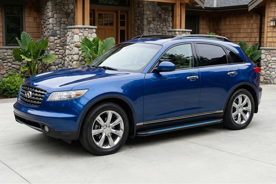 Infiniti FX 2003–2008 Maya Blue zijtreden (2 stuks, aluminium) Image