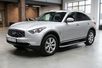 Infiniti FX 2003–2008 Side steps Tayga Grey (2 stuks, aluminium) foto 1