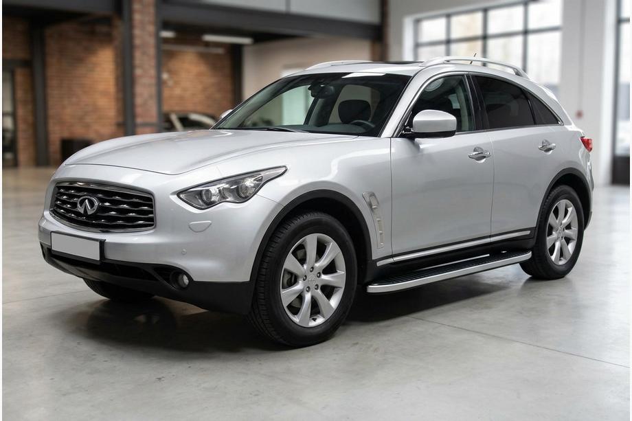 Infiniti FX 2003–2008 Side steps Tayga Grey (2 stuks, aluminium) Image