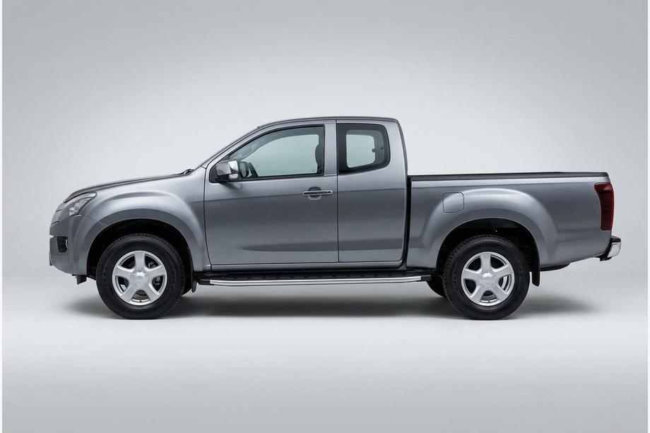 Isuzu D-Max 2011–2019 Fullmond side steps (2 stuks, aluminium) Image