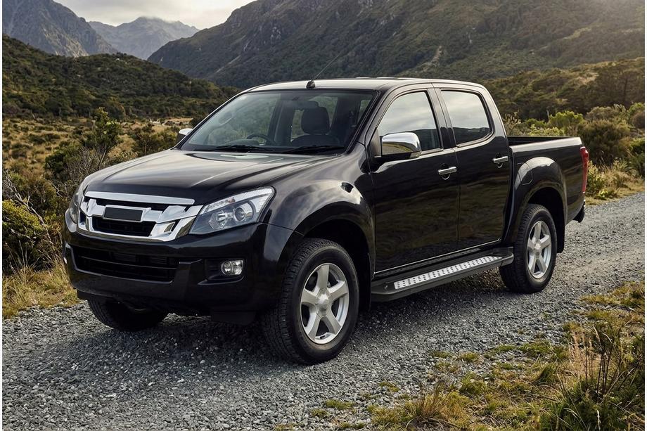 Isuzu D-Max 2011–2019 Zijtreden Vision New Black (2 stuks, aluminium) Image