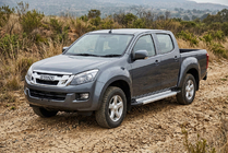 Isuzu D-Max 2011–2019 Zijdrempels Vision New Grey (set van 2, aluminium) foto 1